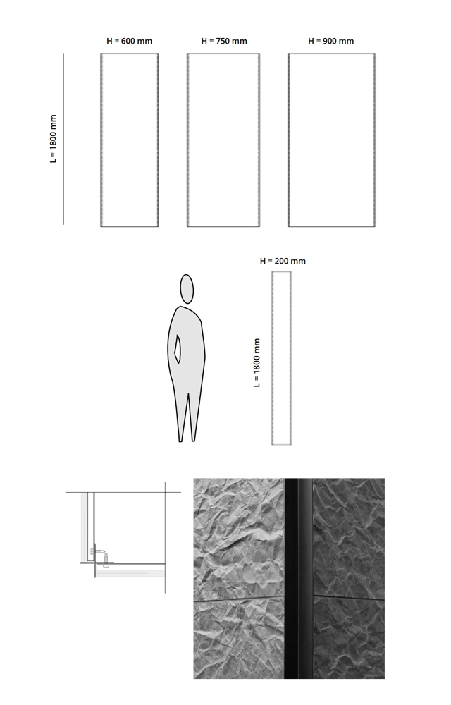 Facade Panels - Paper Texture