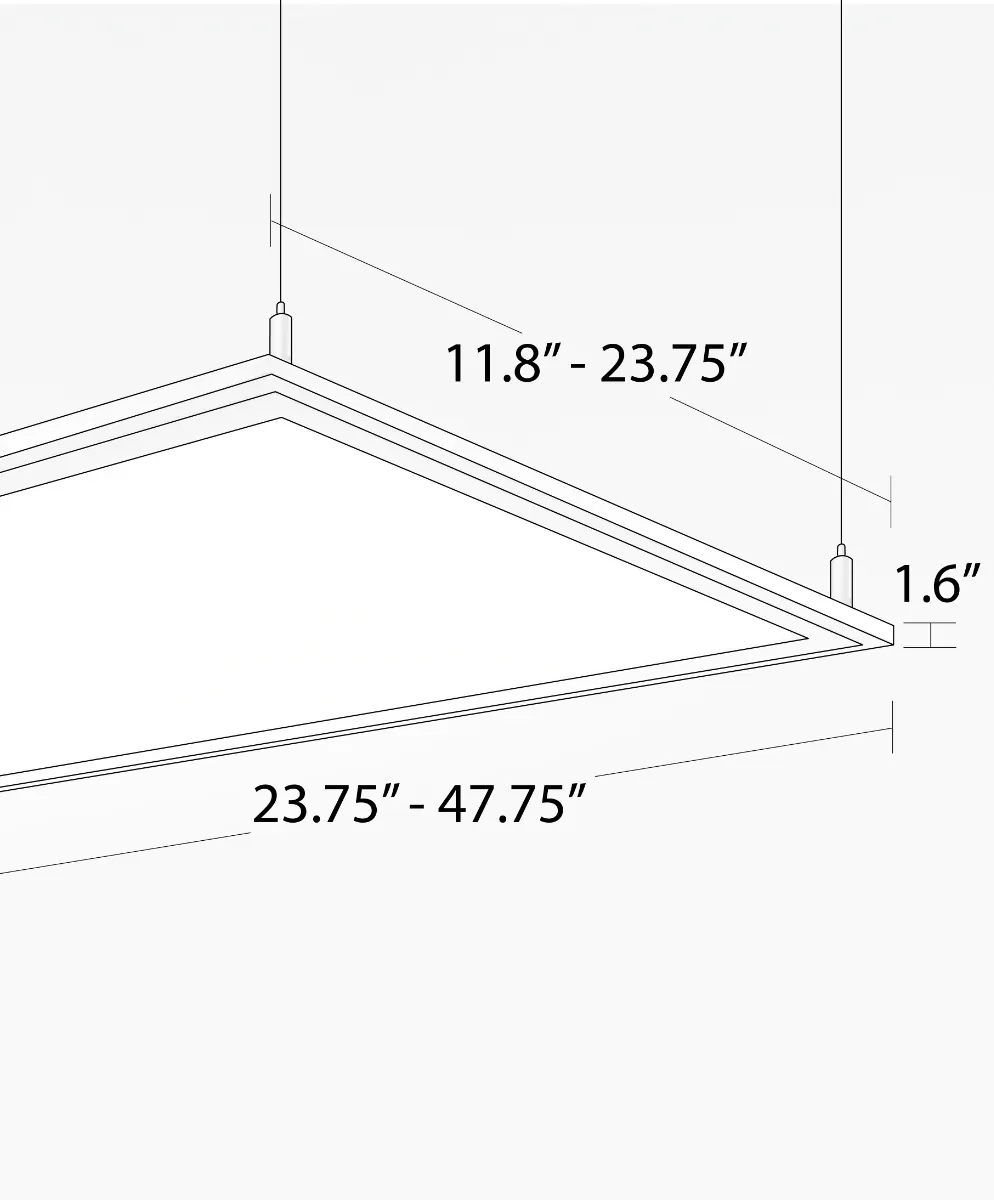 Flat Panel LED Light - Edge-Lit