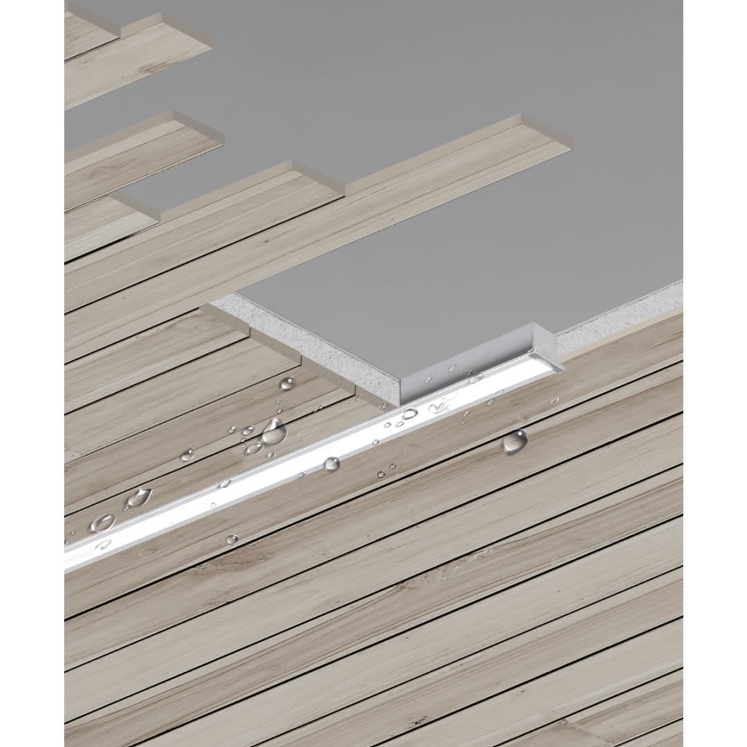 Wet Area Recessed Linear LED Light