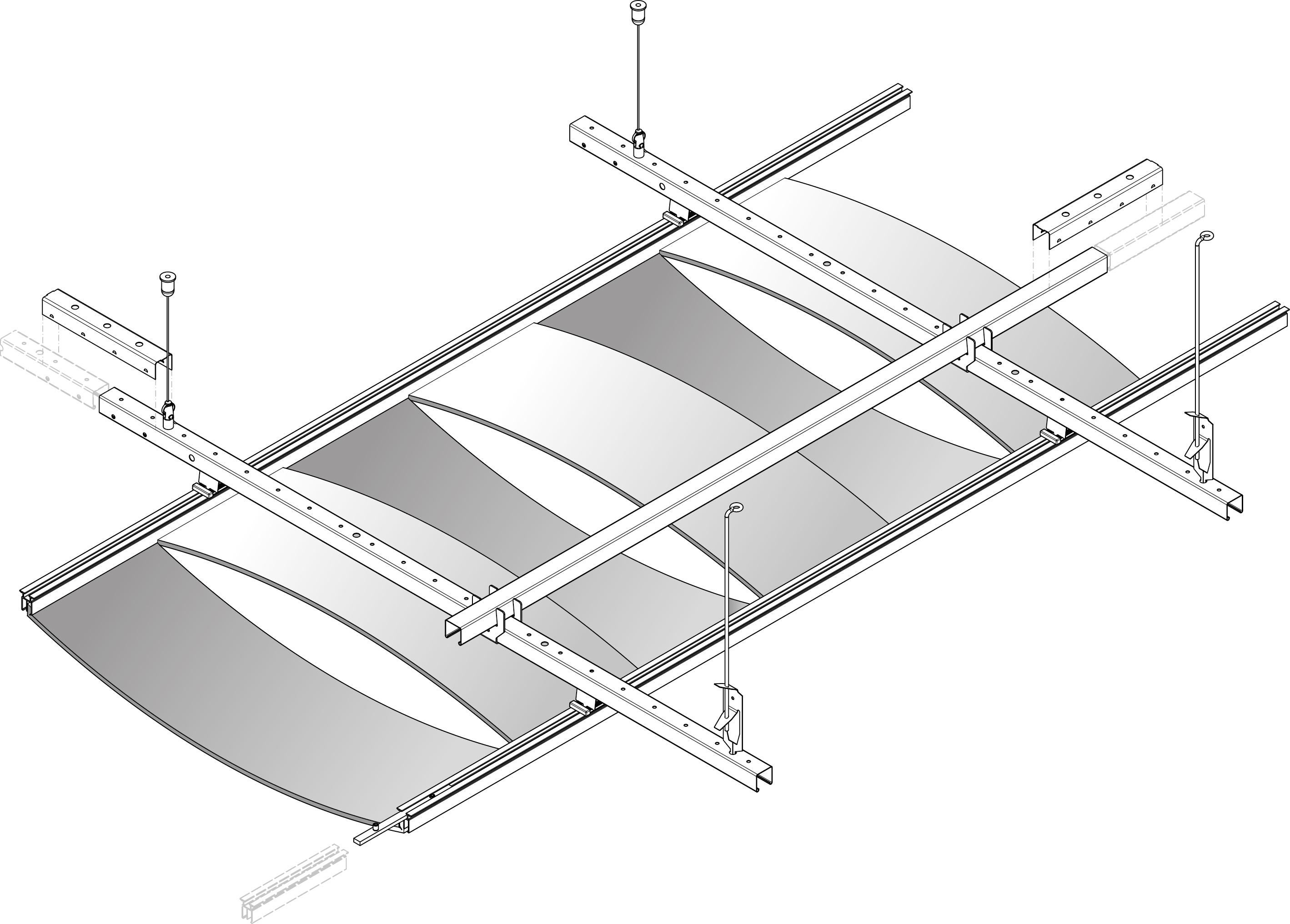 Acoustic Ceilings - HeartFelt® Origami Weave