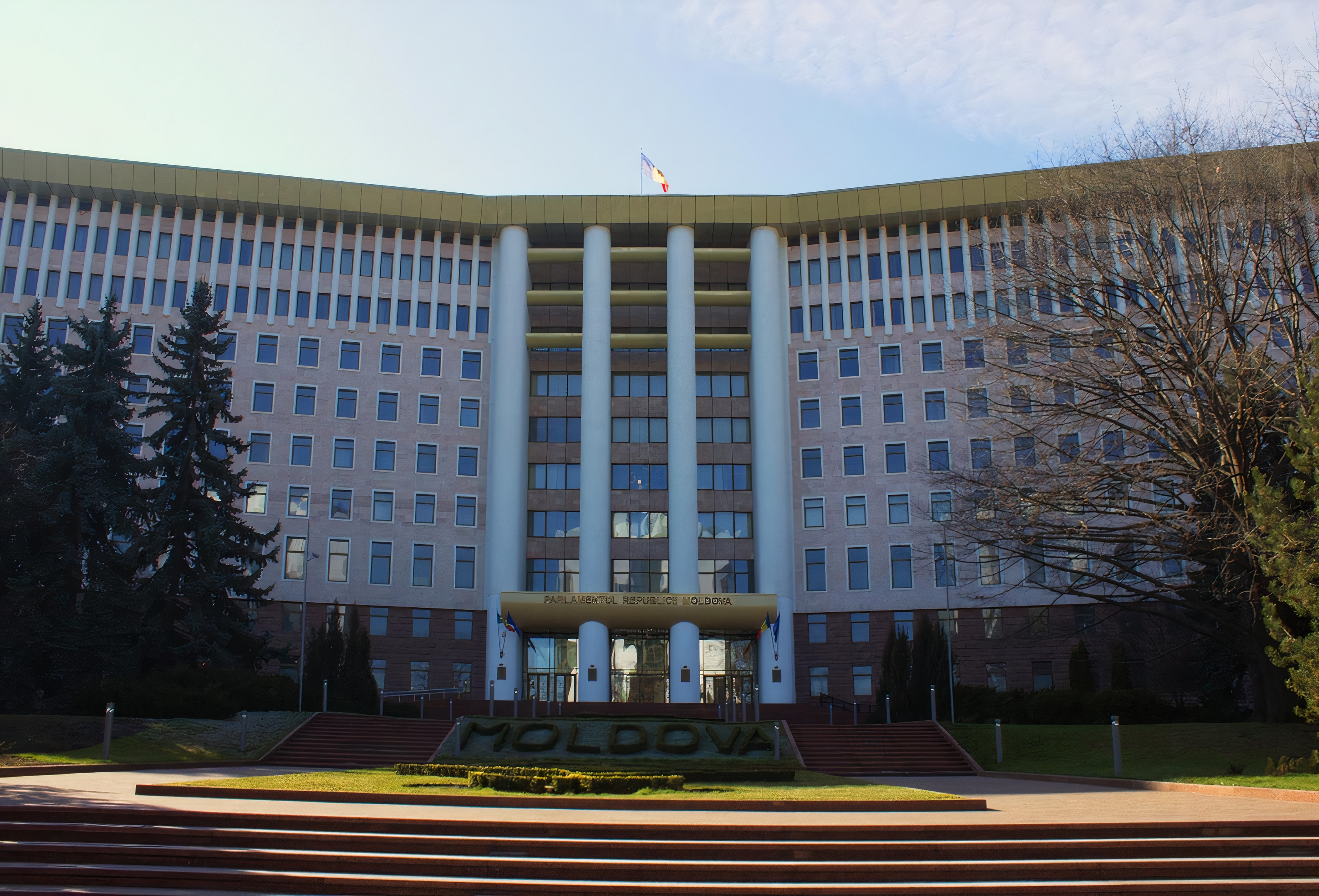 Elevator at Parliament Building in Moldova