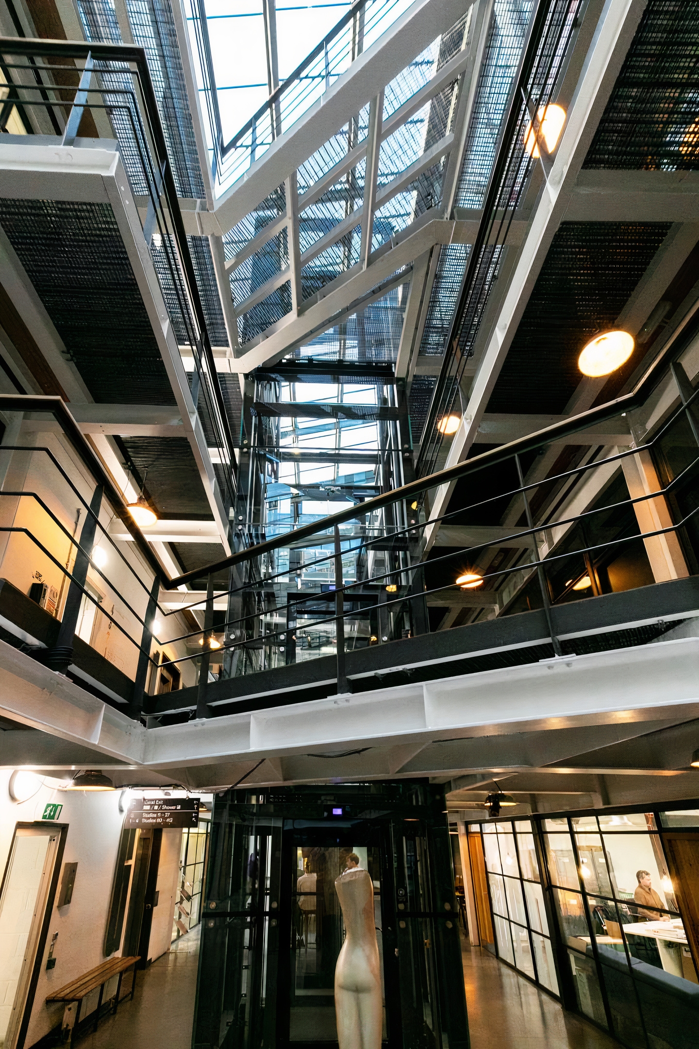 Elevator at Great Western Studios in the United Kingdom