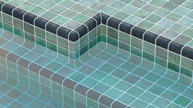 Glass Mosaic Aquastyle Series - Finishing Pieces