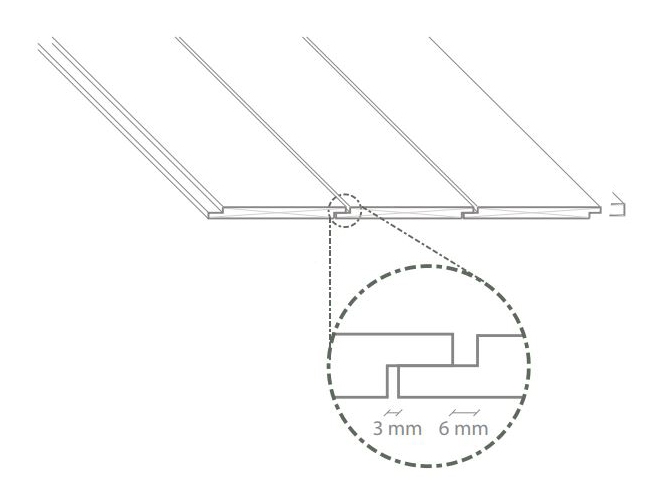 Revestimiento de fibra de madera Flek