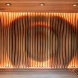Custom Sauna With 3D wall in Amsterdam Residence