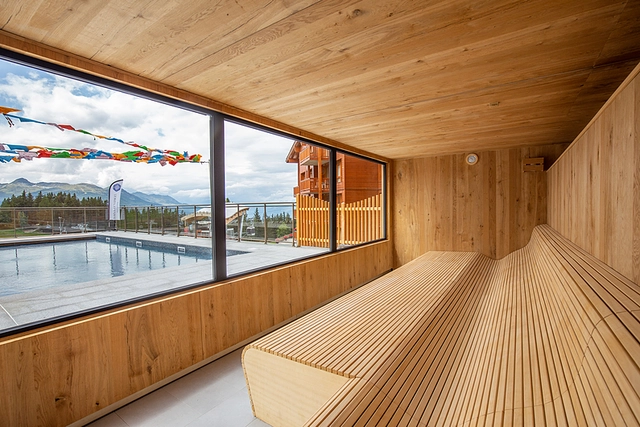 Panoramic sauna