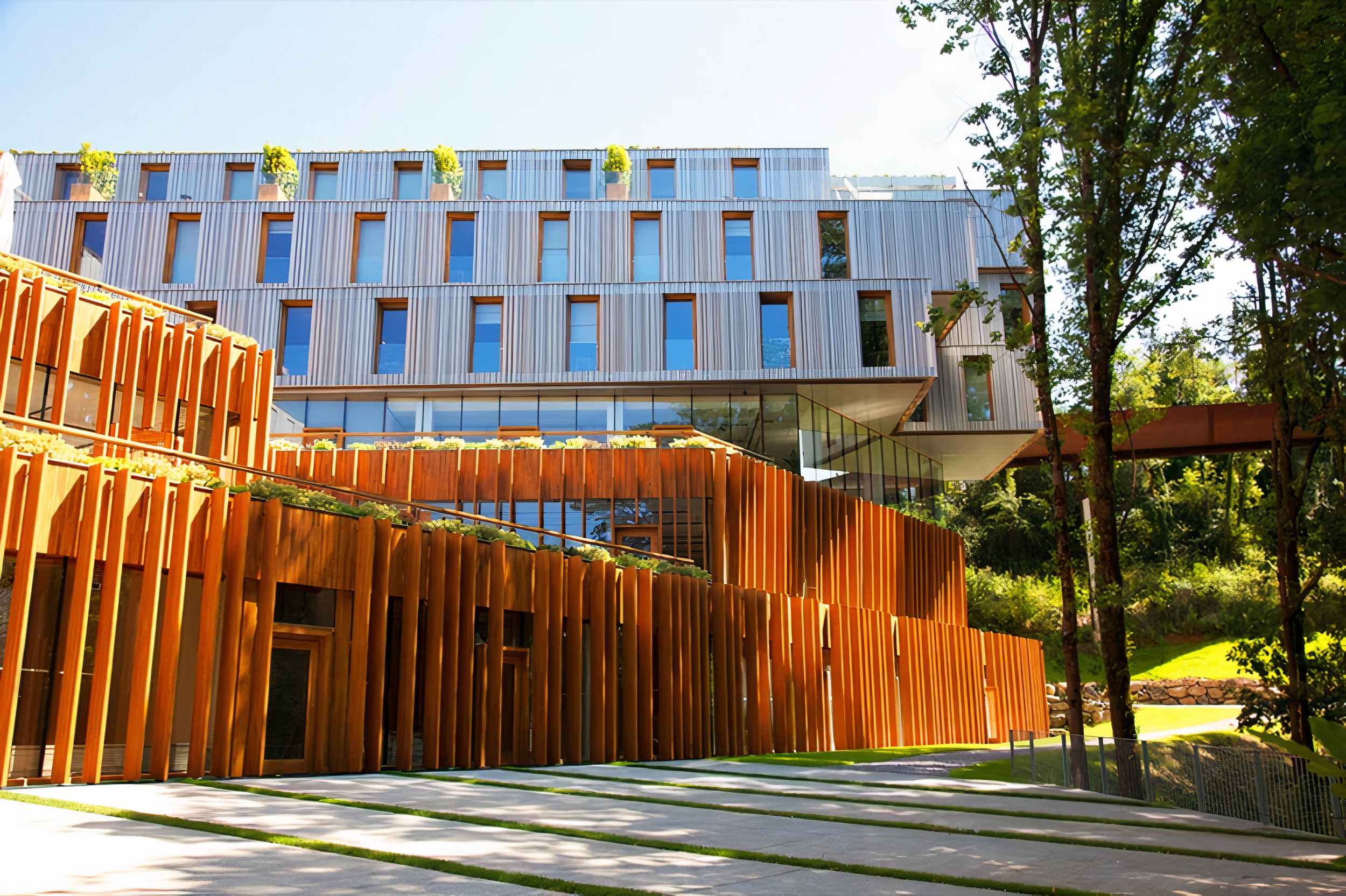 External Cladding in Arima Hotel