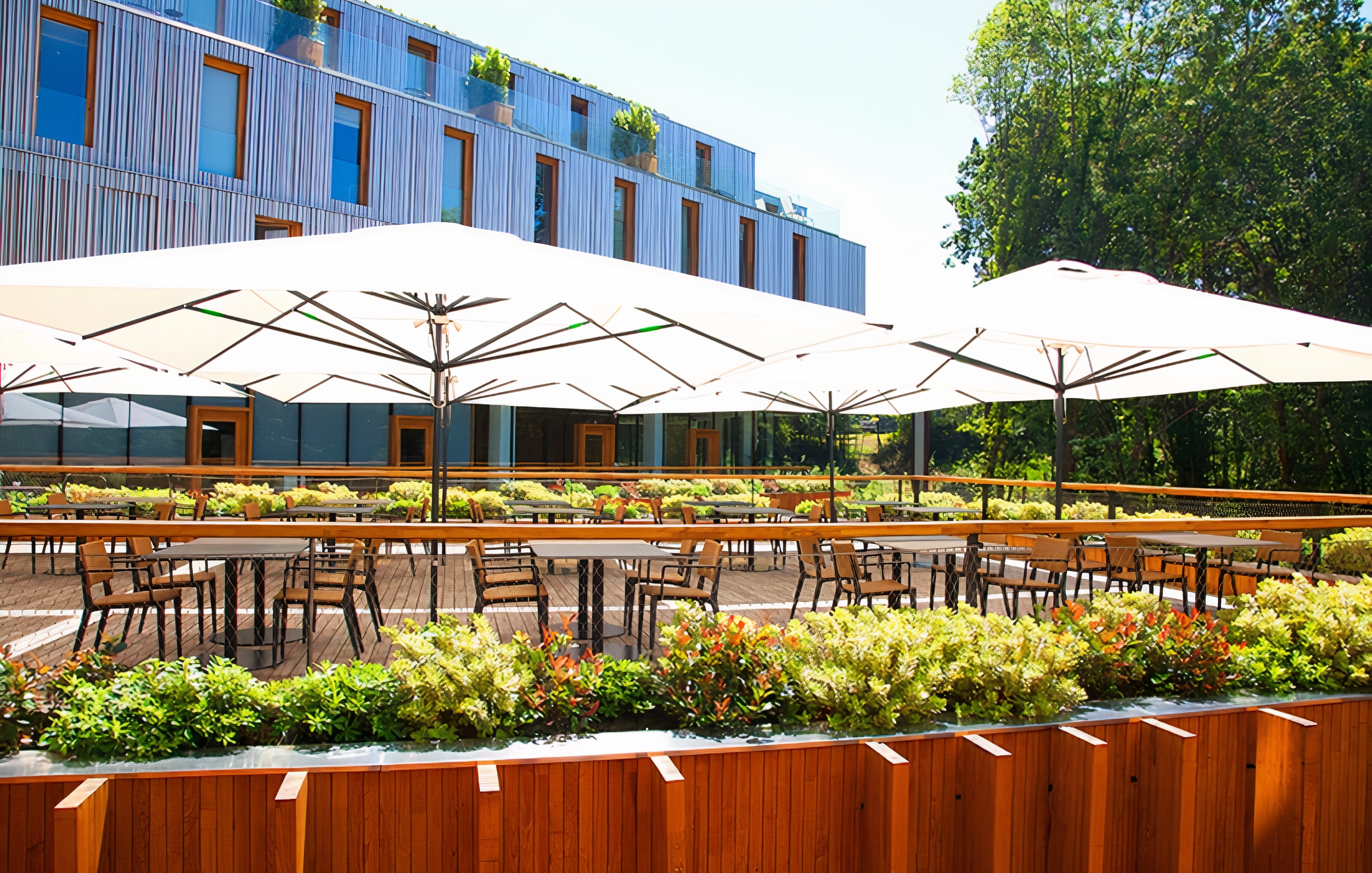 External Cladding in Arima Hotel