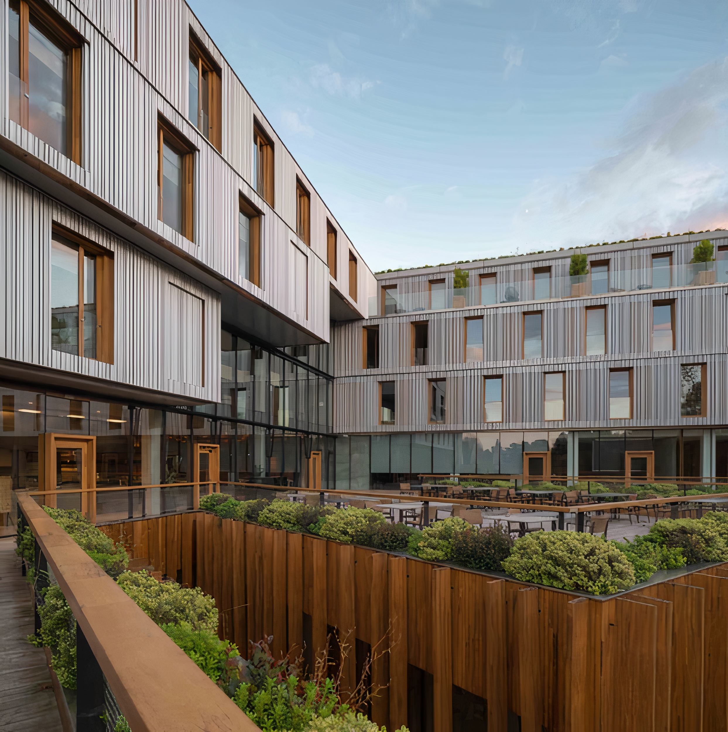 External Cladding in Arima Hotel