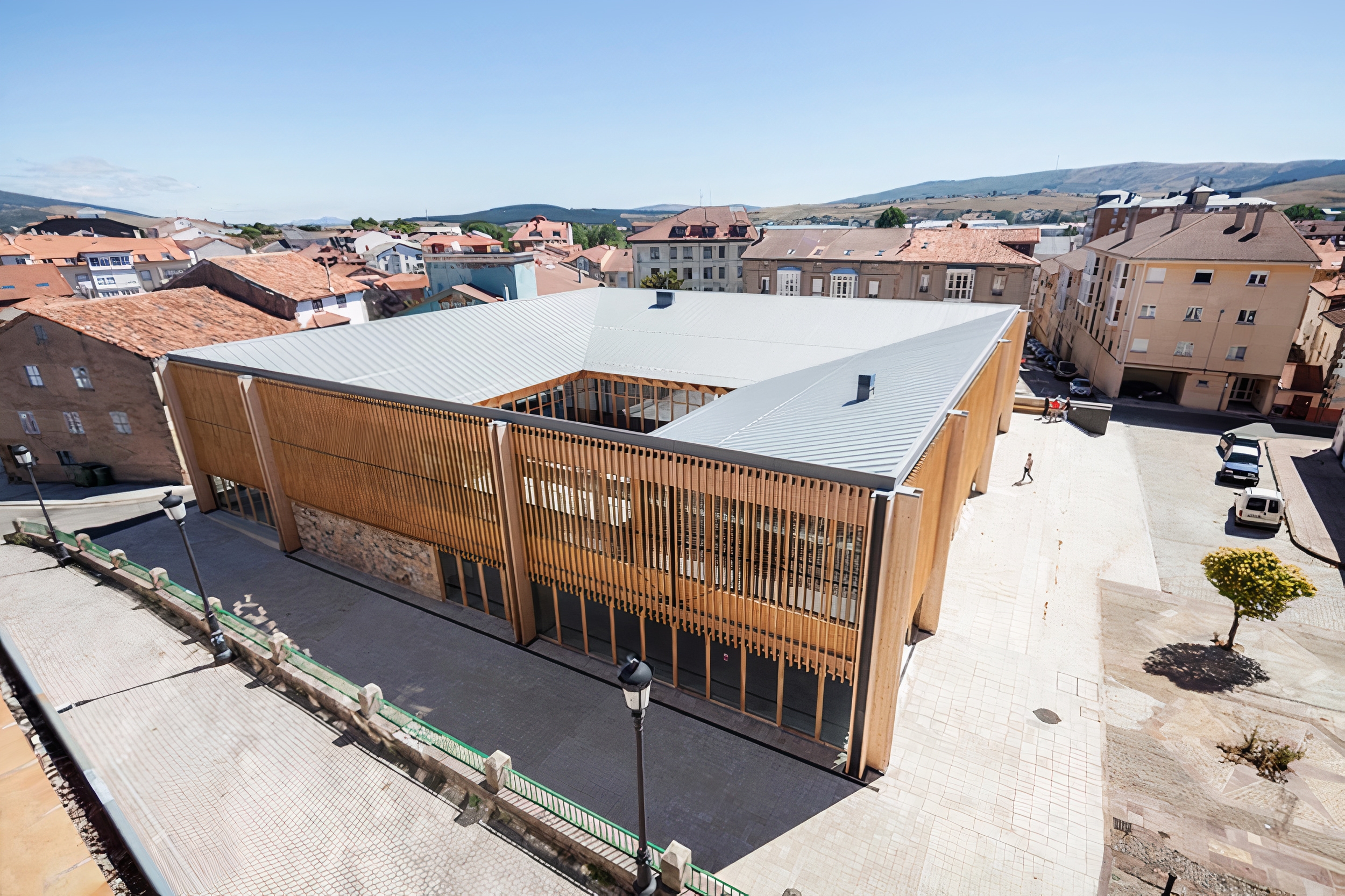 Wood Cladding in Impluvium