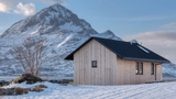 Fachada de madera Thermowood en cabaña Noruega