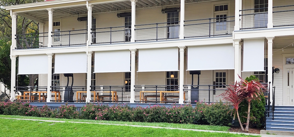 Exterior Box Roller Shades at Veranda Sun