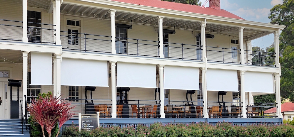 Exterior Box Roller Shades at Veranda Sun