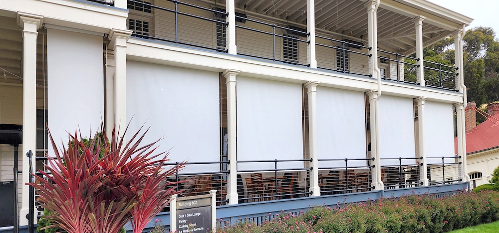 Exterior Box Roller Shades at Veranda Sun