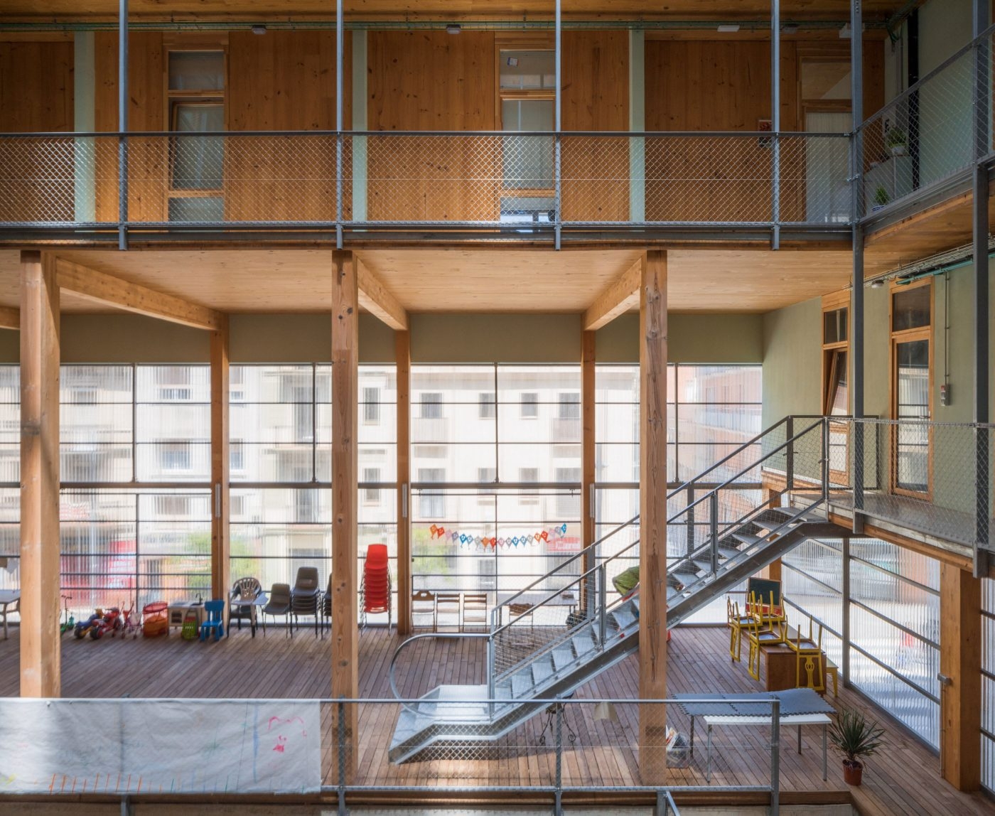 Timber Structure in Cooperative Apartment Building