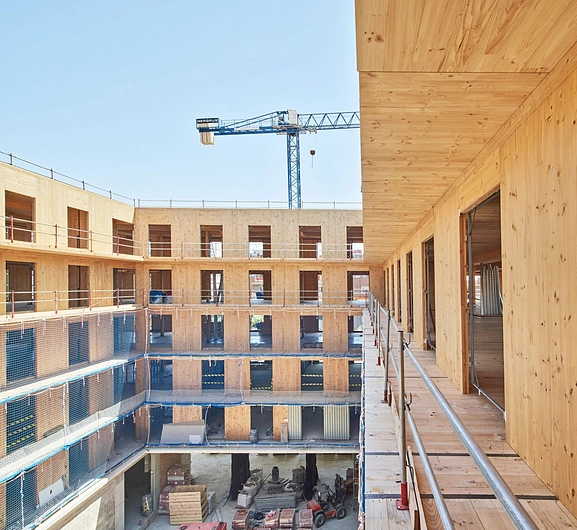 Structural timber solutions for mid-rise buildings