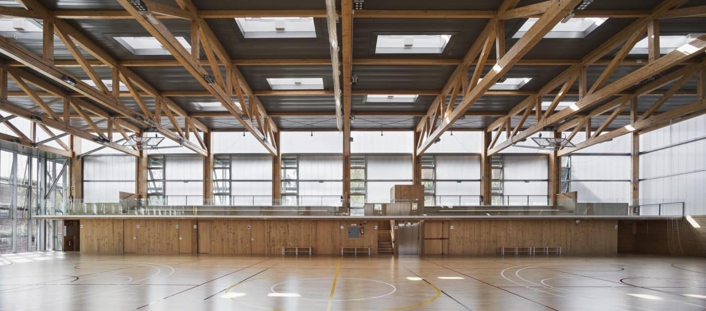 Laminated Timber in Sports Facility