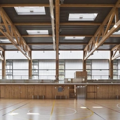 Laminated Timber in Sports Facility
