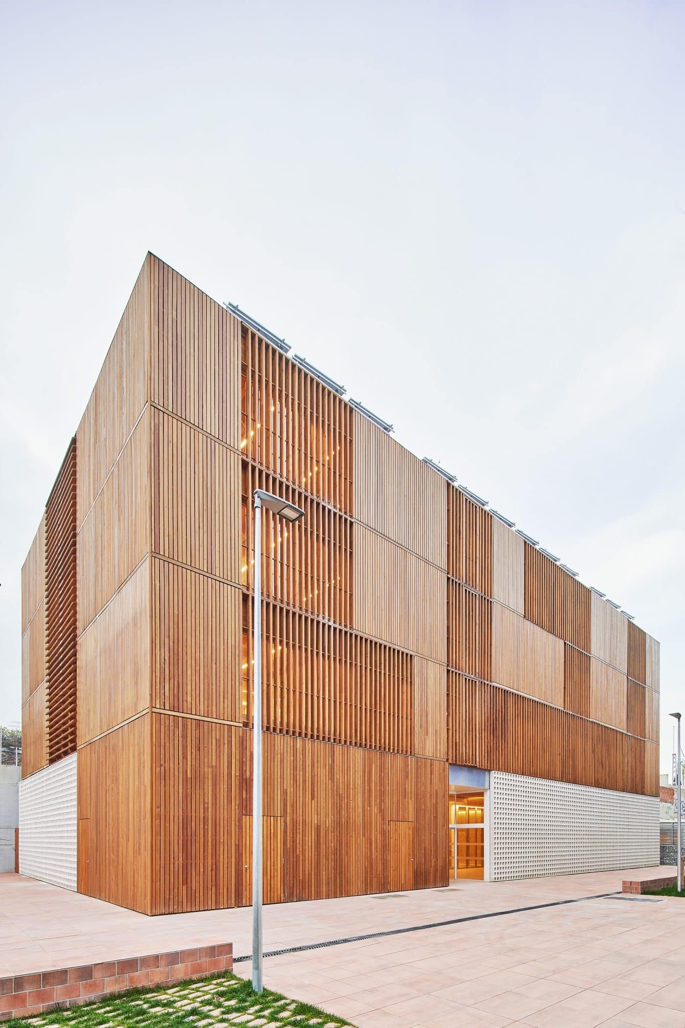 Custom Wooden Structure in Public Project