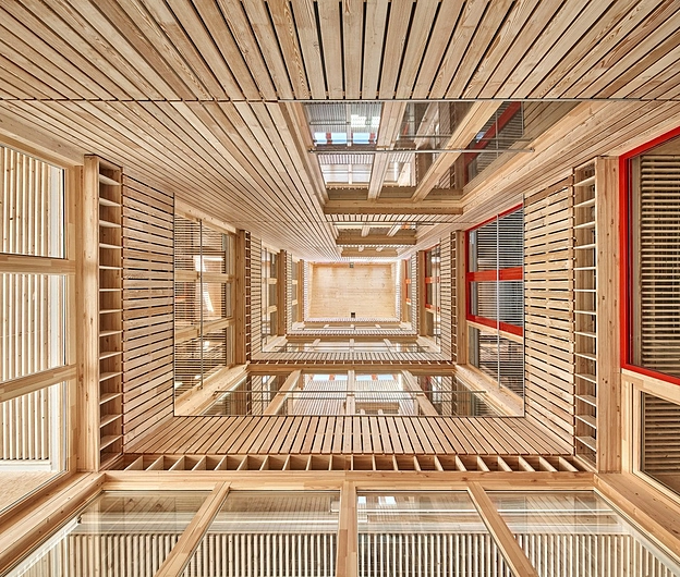 Laminated Timber Structure and Facades
