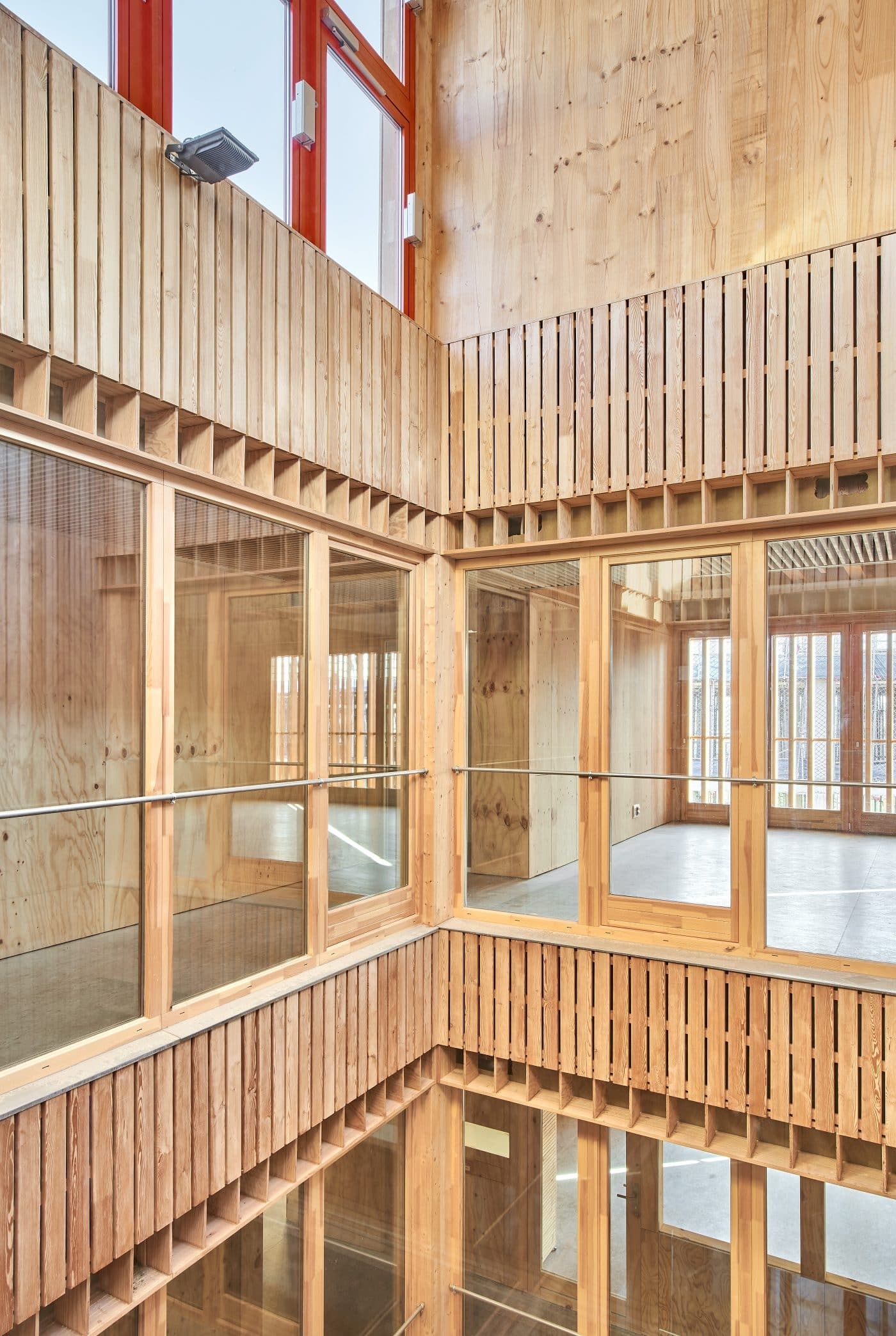 Custom Wooden Structure in Public Project