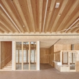Custom Wooden Structure in Public Project
