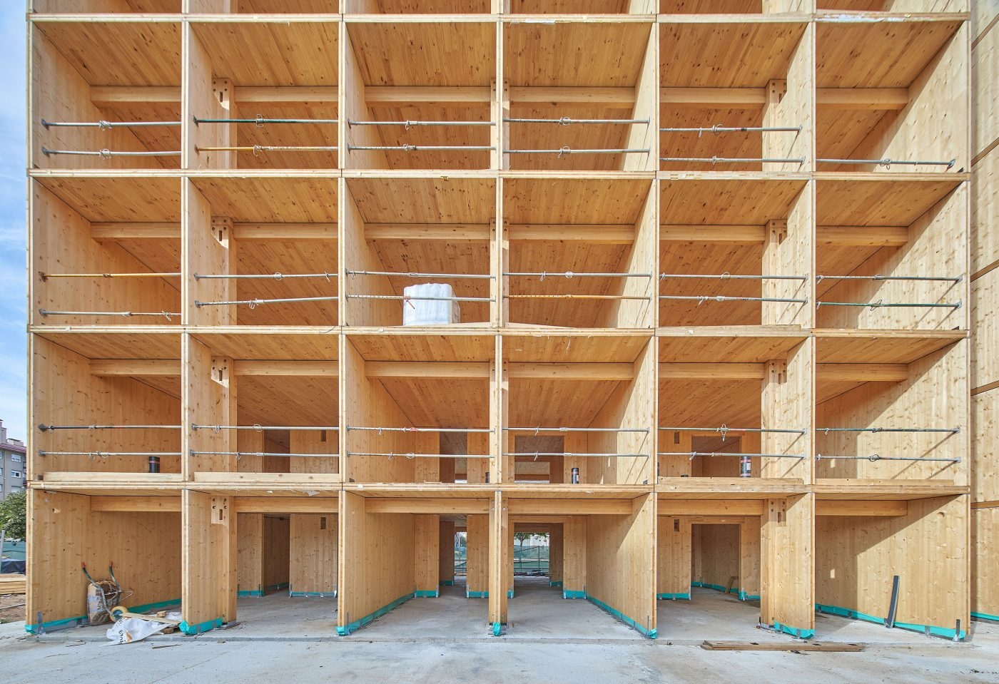 Hybrid Timber Structure in 6-Story Building