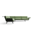 Sofa With Smooth Lines And Warm Materials - Zinta
