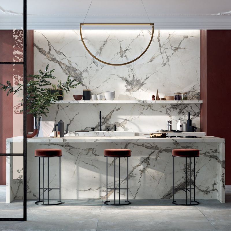 Marble and Porcelain Slabs: Natural Materials