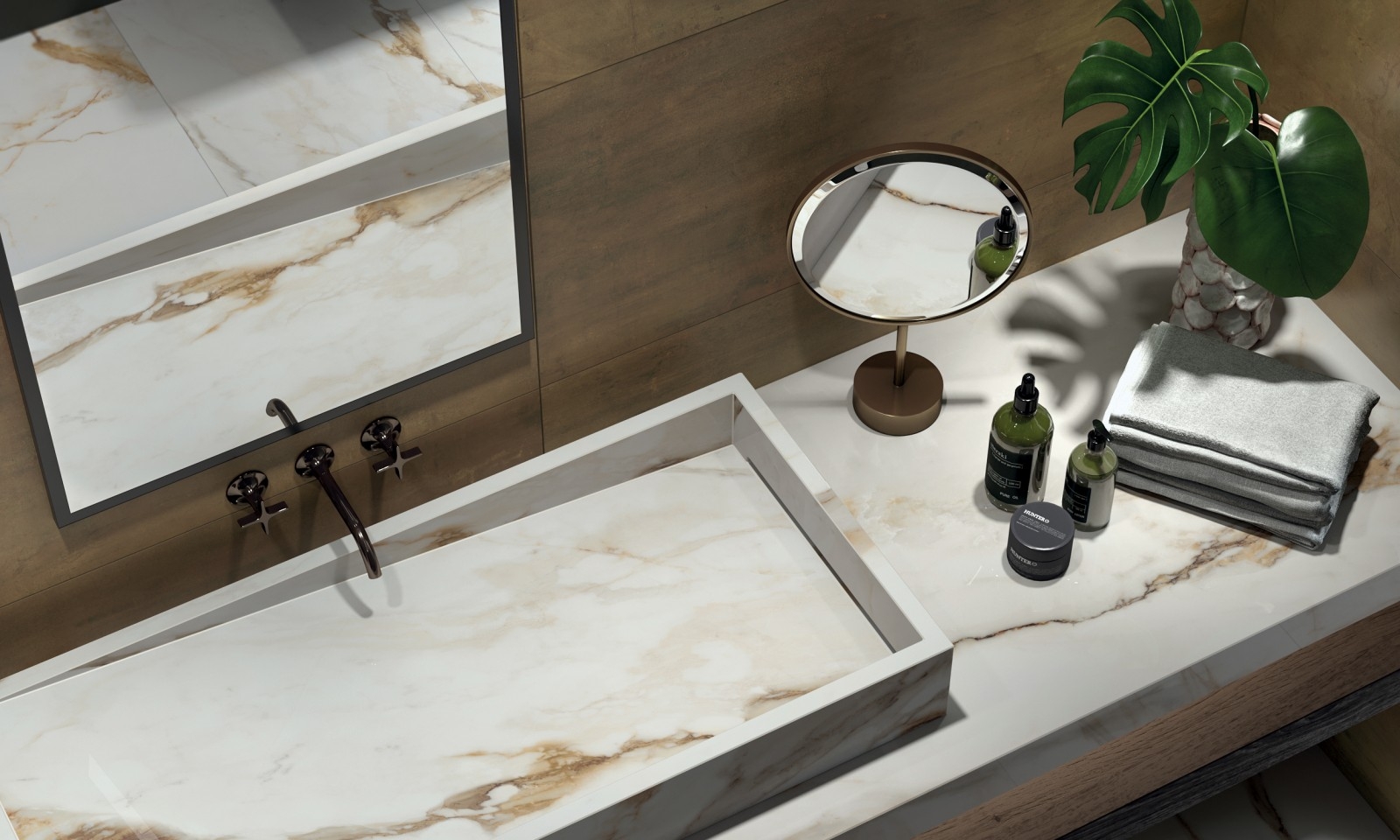 Marble and Porcelain Slabs: Natural Materials