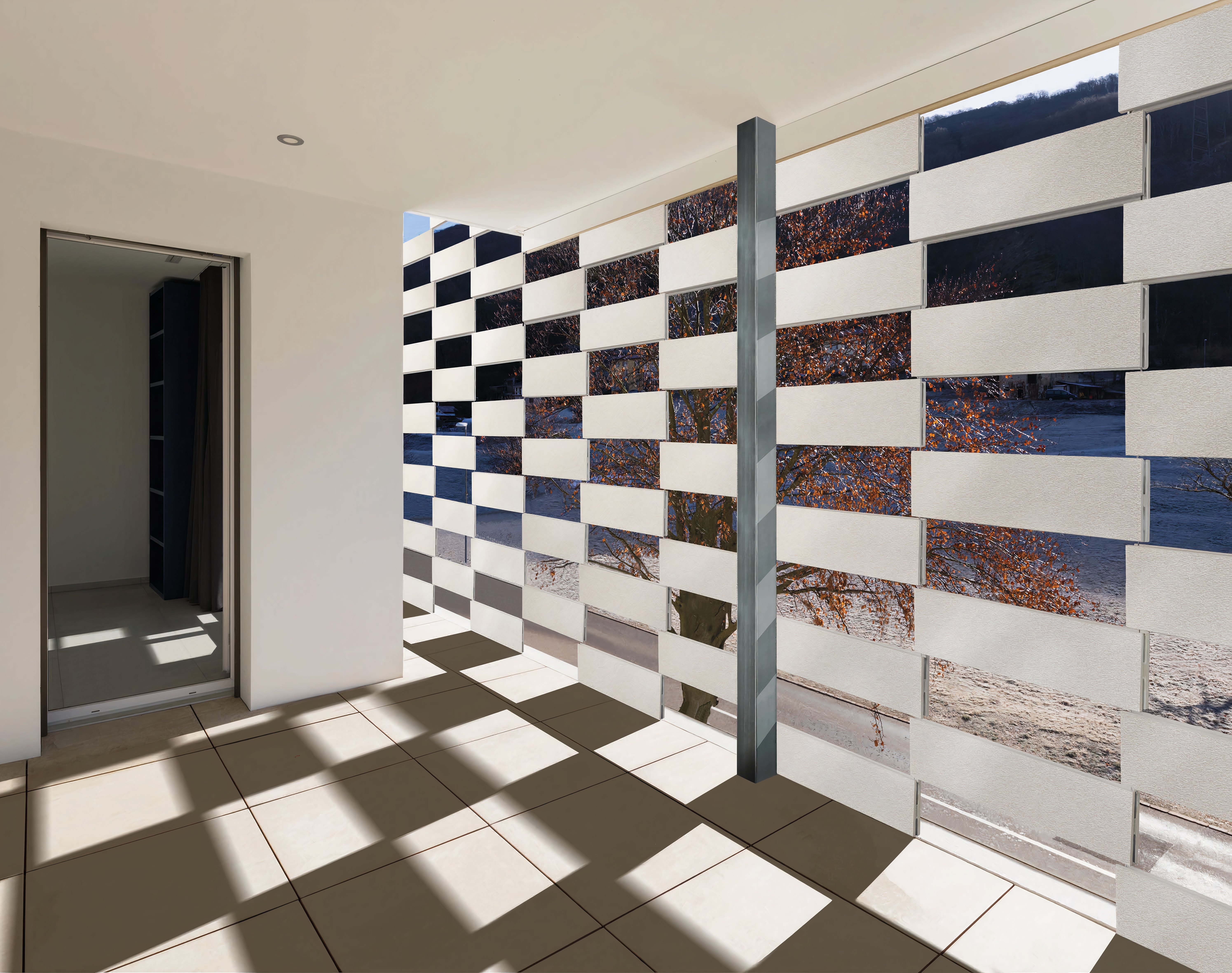 Ceramic Tiles for Brick Grid Facades | SERATON®