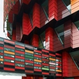 Triangular Terracotta tiles Compose Facade of the New Kuggen Building | LONGOTON