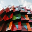 Triangular Terracotta tiles Compose Facade of the New Kuggen Building | LONGOTON