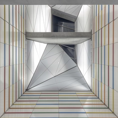 Color-Framed Facades for Vibenshus Runddel station | LONGOTON