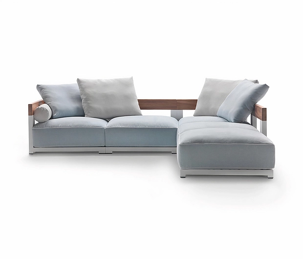 Milos outdoor sofa by Flexform
