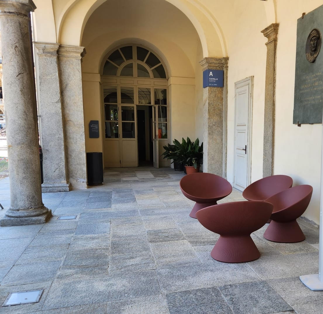 Courtyard Seating at the Polytechnic University of Turin