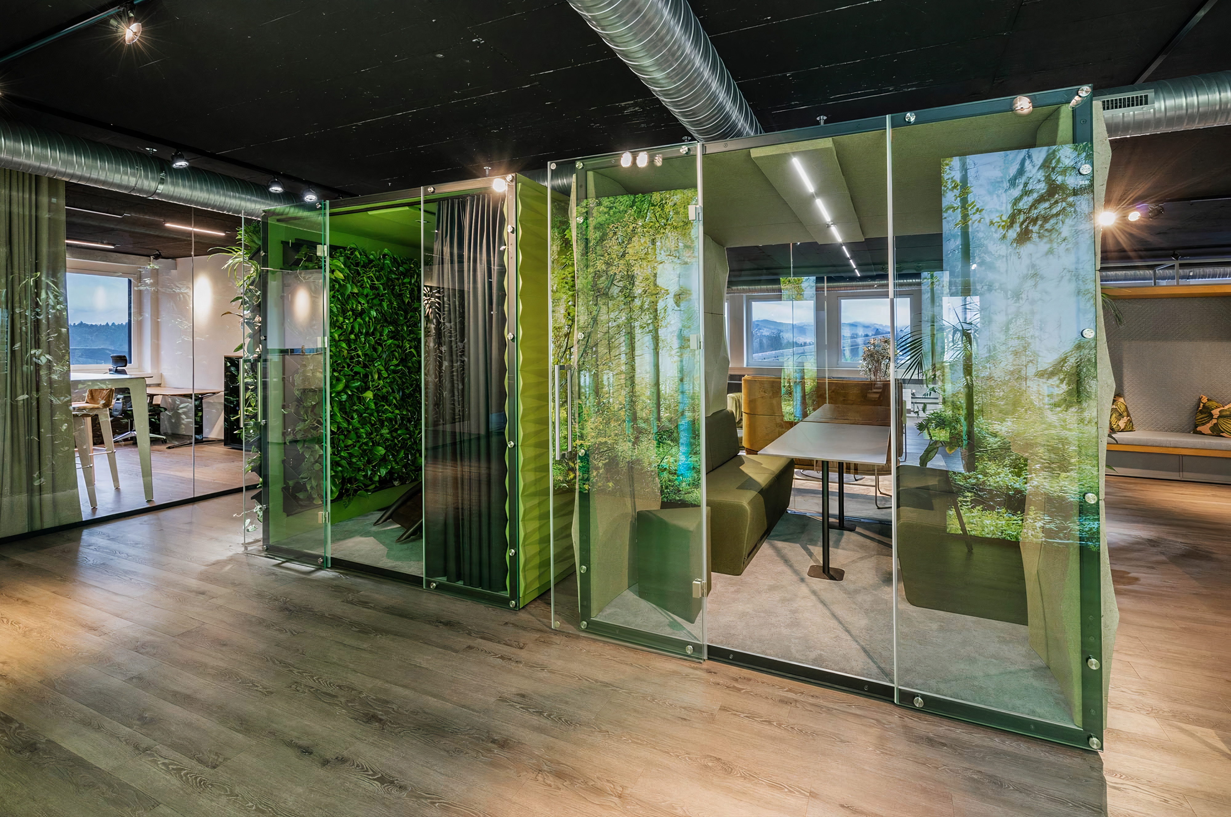 Coworking Space With Bio-based Office Furniture