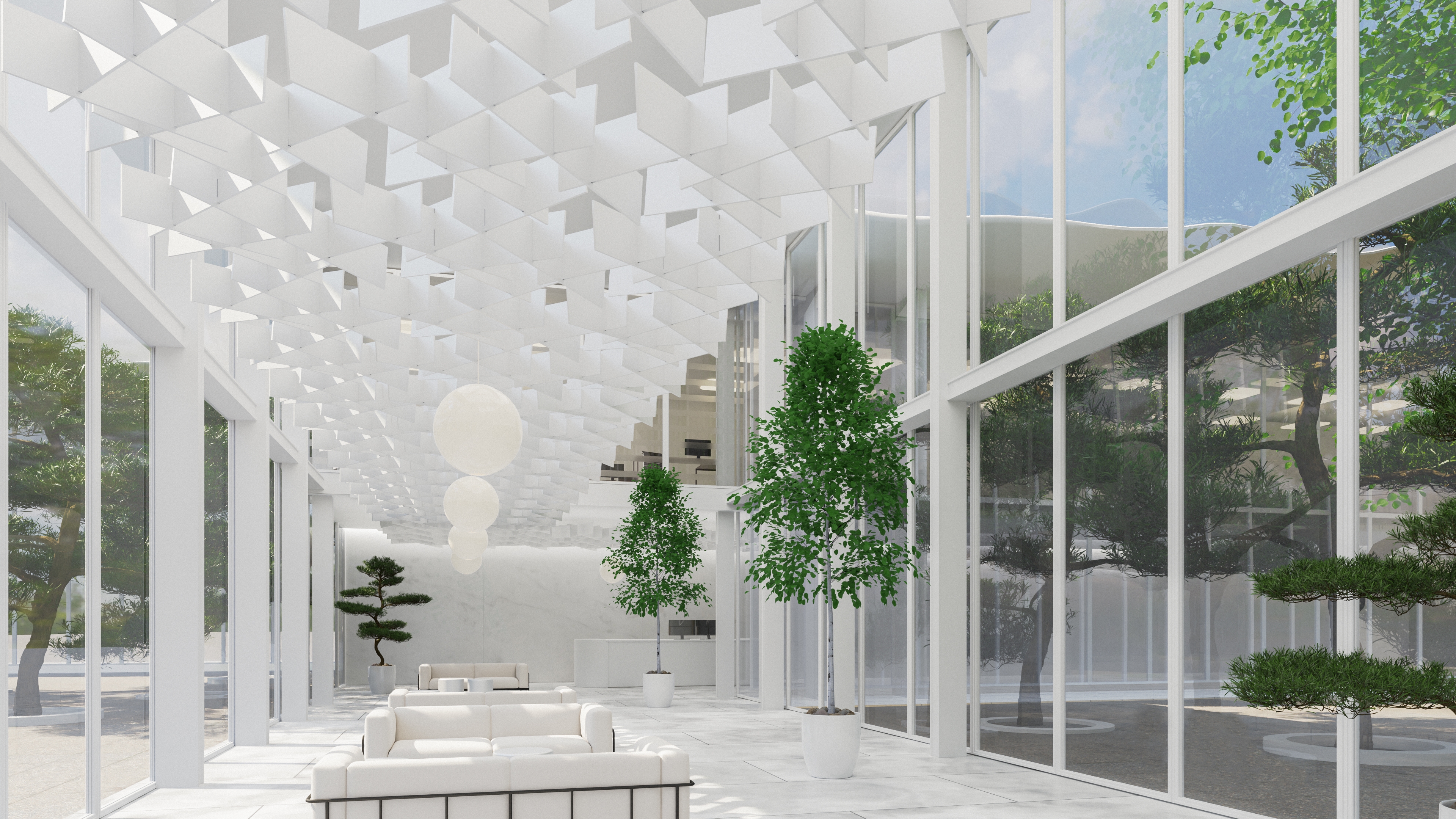 PET Felt Ceiling System - GRAFFLE