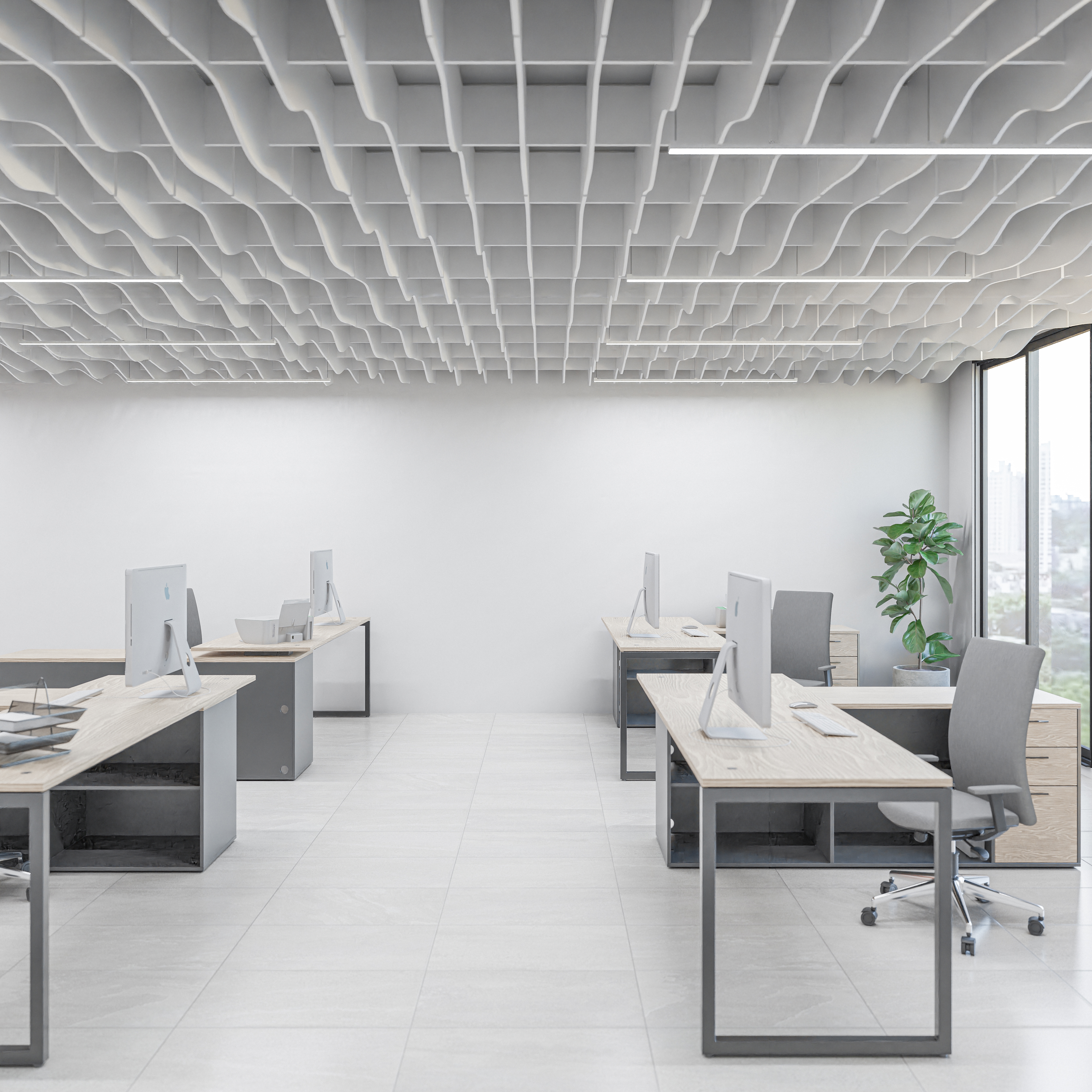 PET Felt Ceiling System - BLAFFE