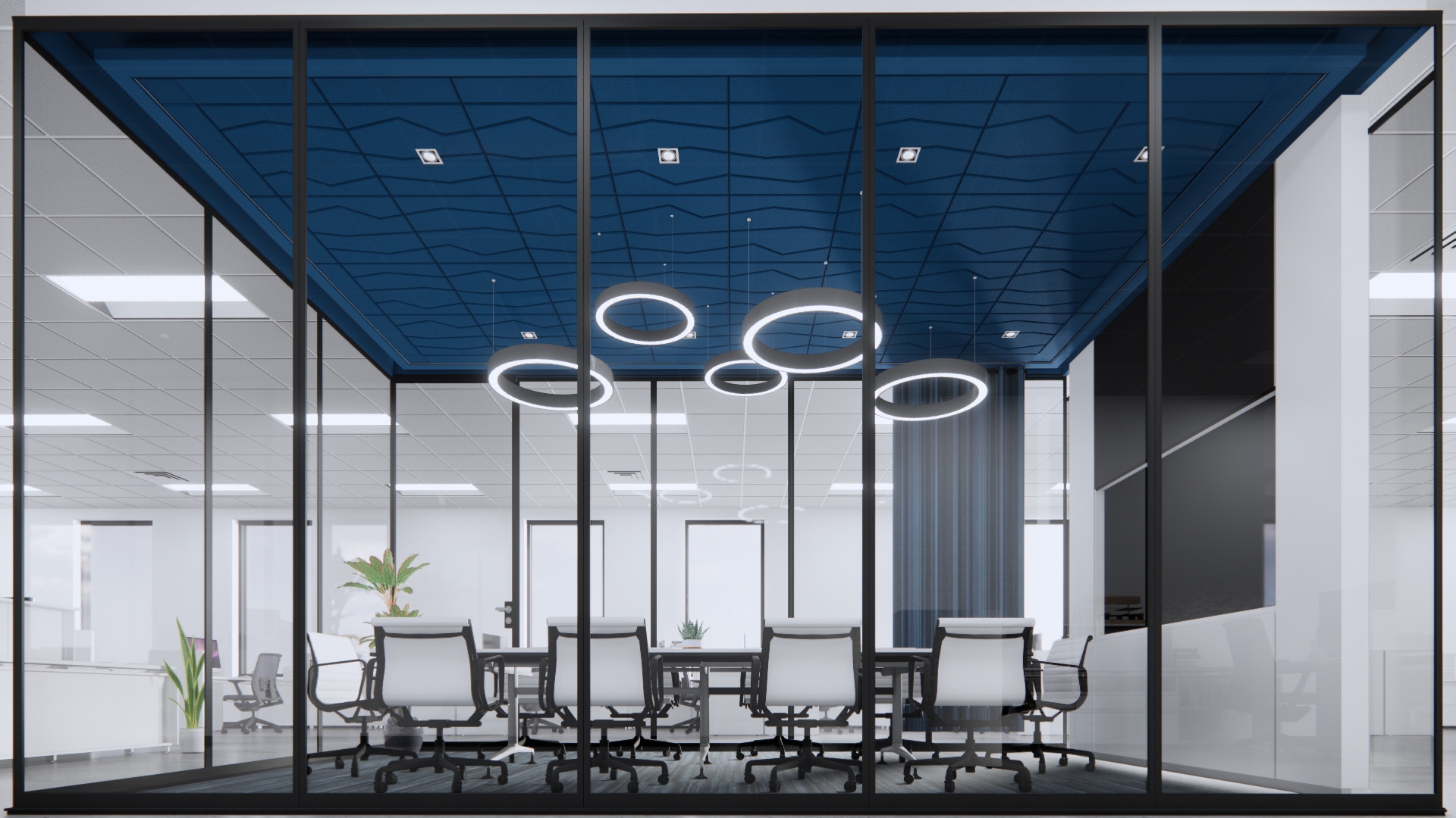 Wood Wool Ceiling Tiles - Engraved