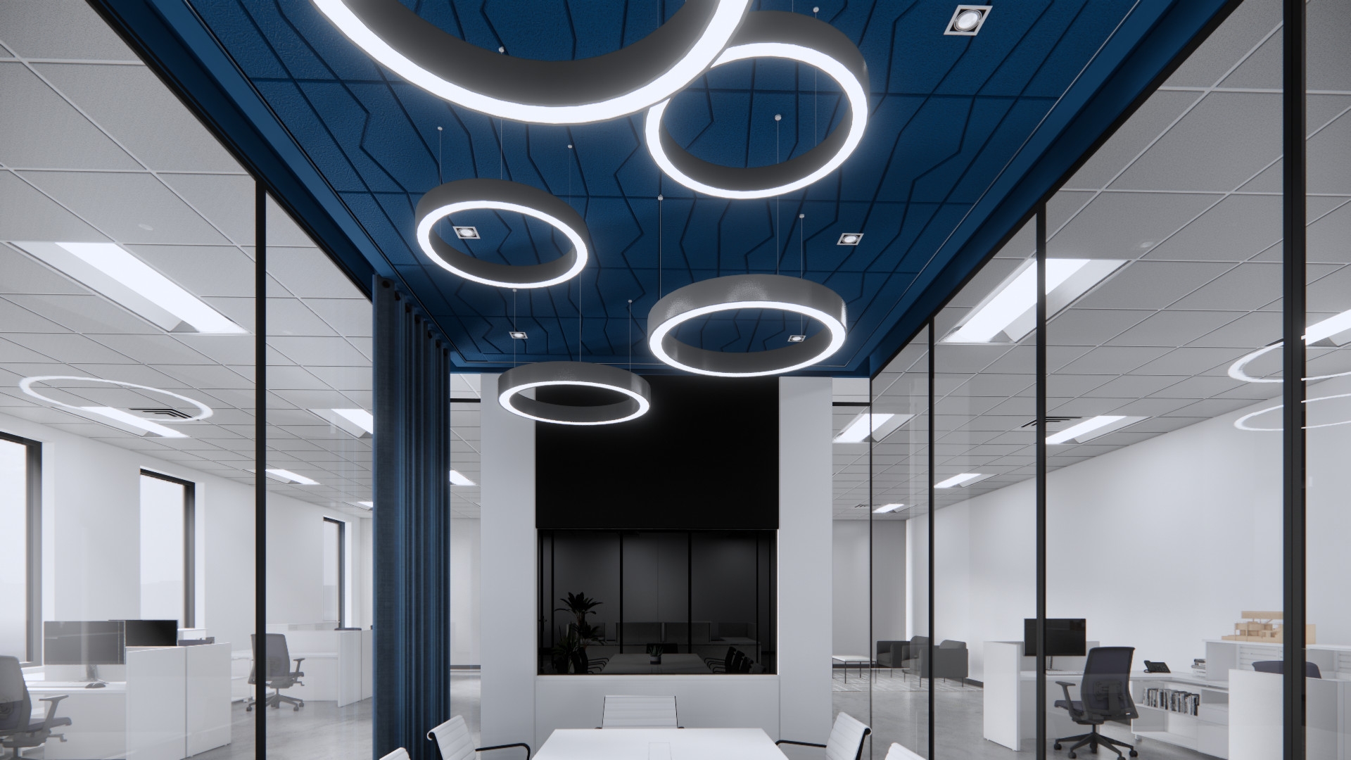 Wood Wool Ceiling Tiles - Engraved