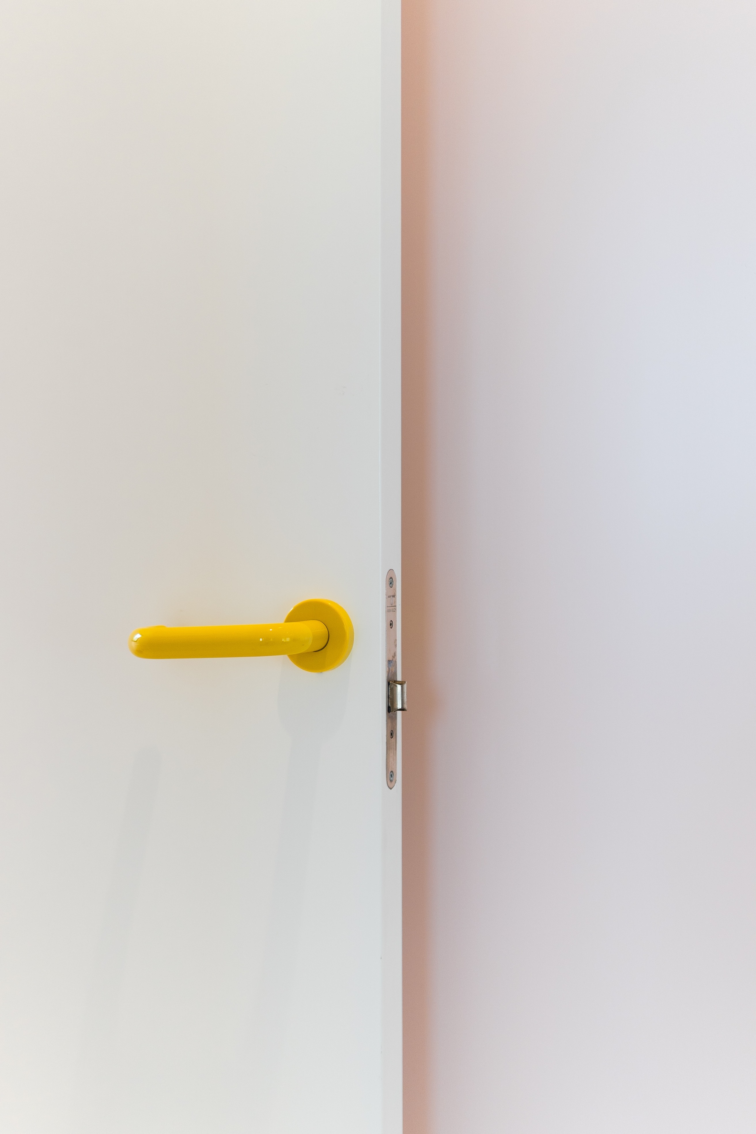 Minimalistic Door Handles in Guest House