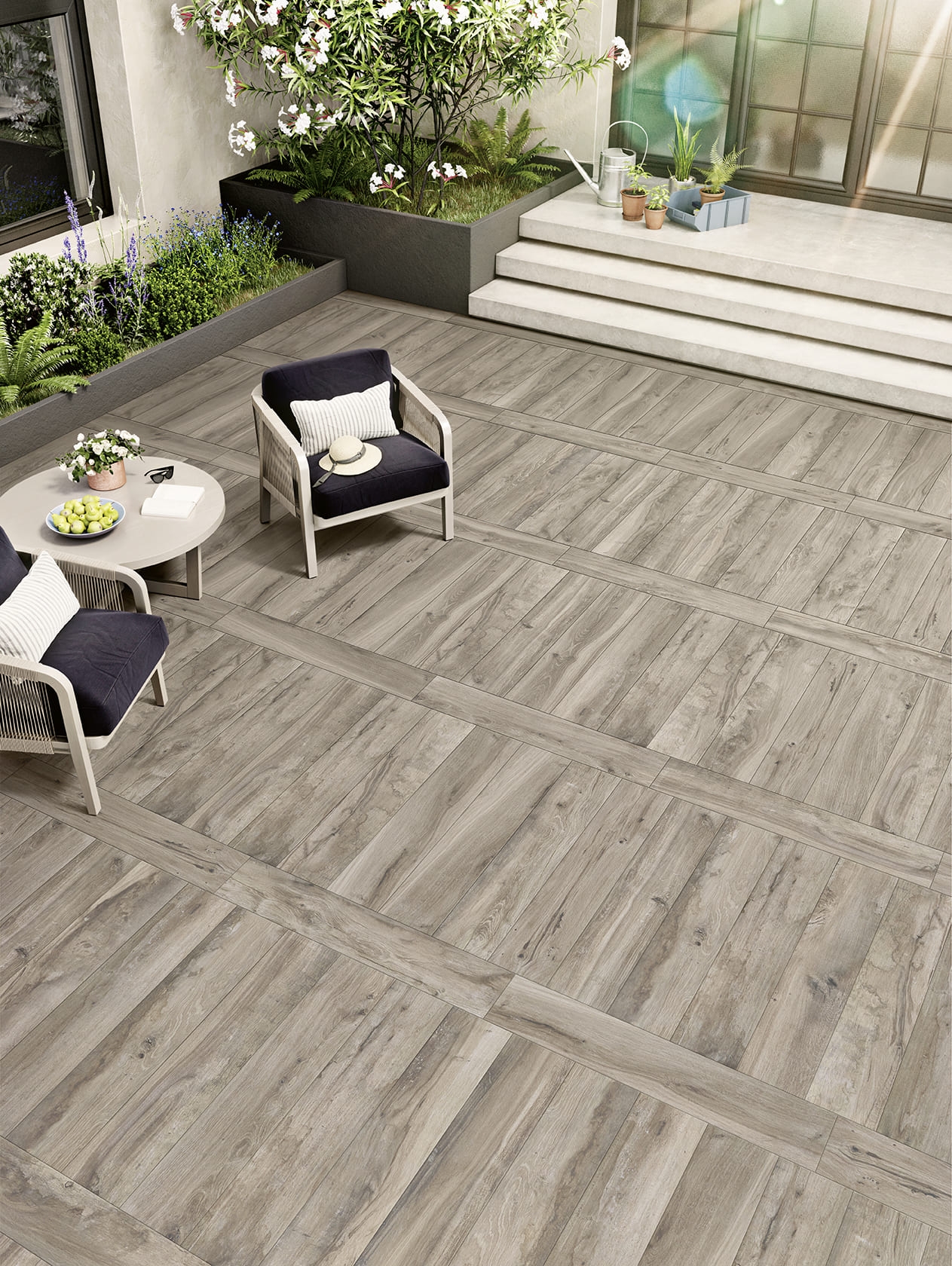 Glazed Porcelain Tiles - Wooden