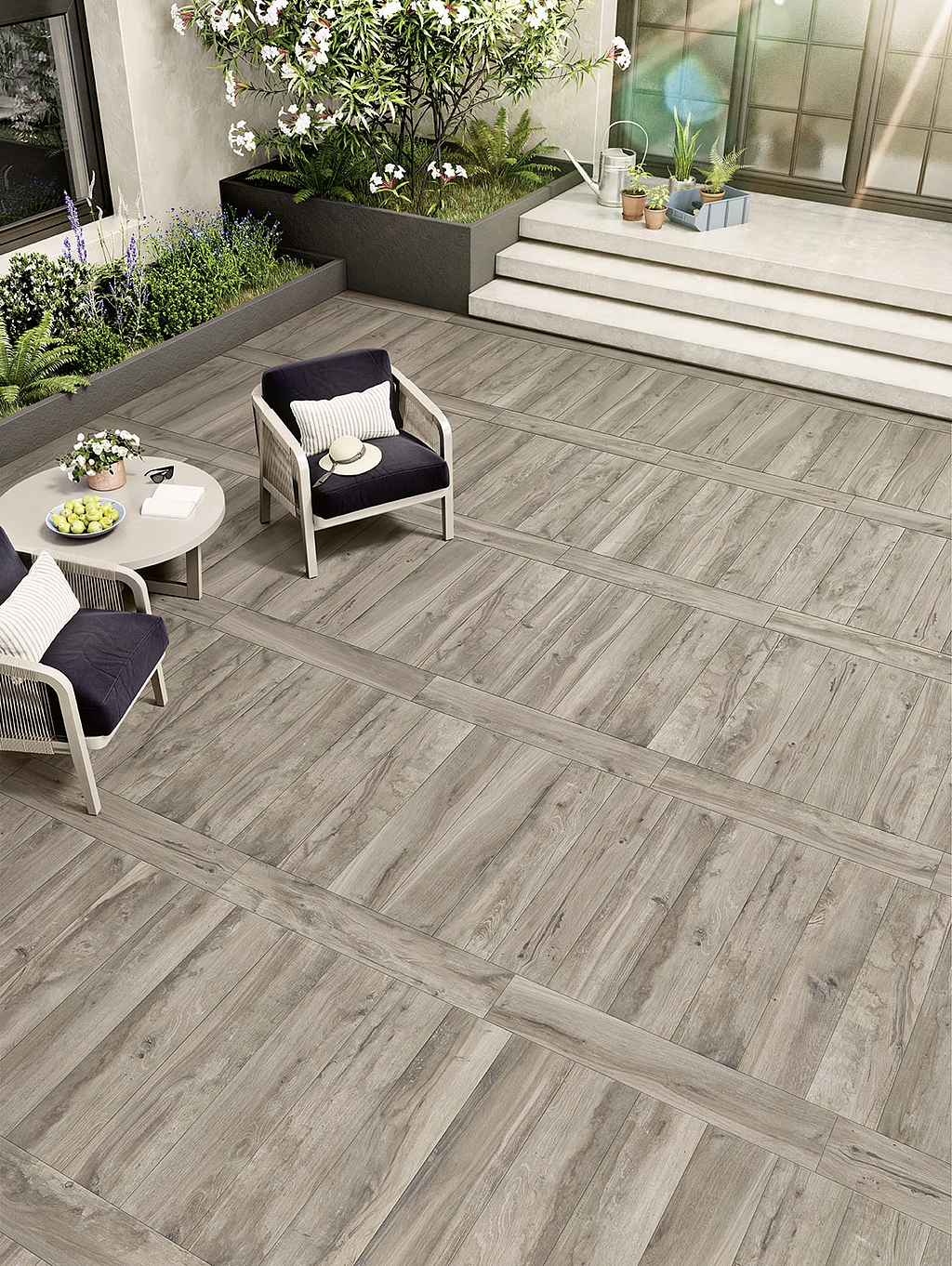 Glazed Porcelain Tiles - Wooden