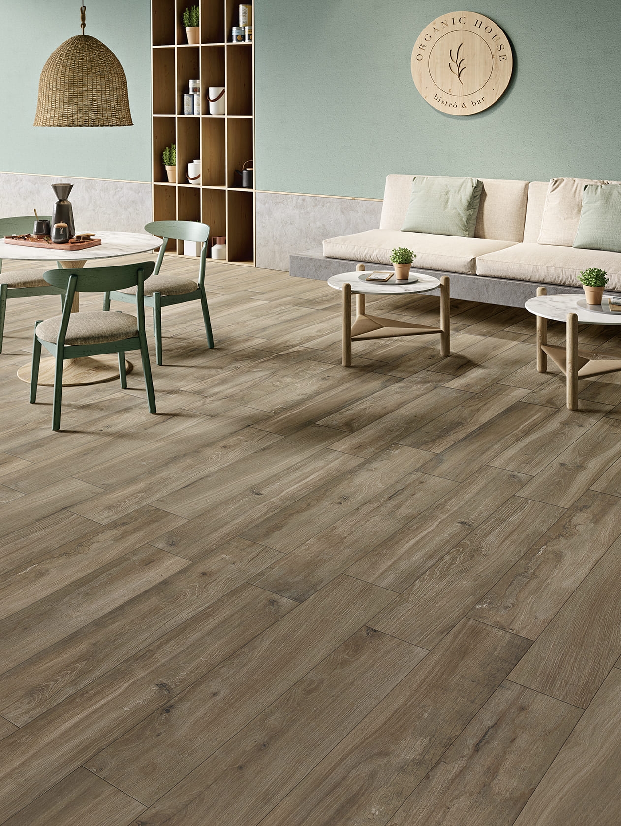 Glazed Porcelain Tiles - Wooden