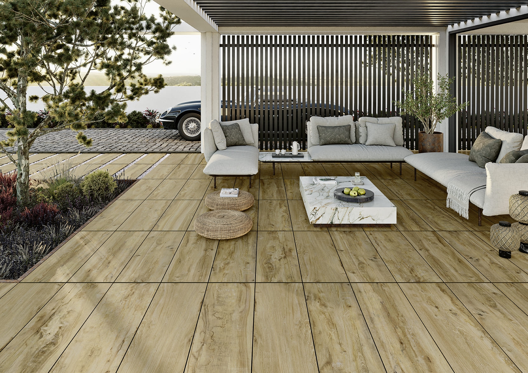 Glazed Porcelain Tiles - Wooden