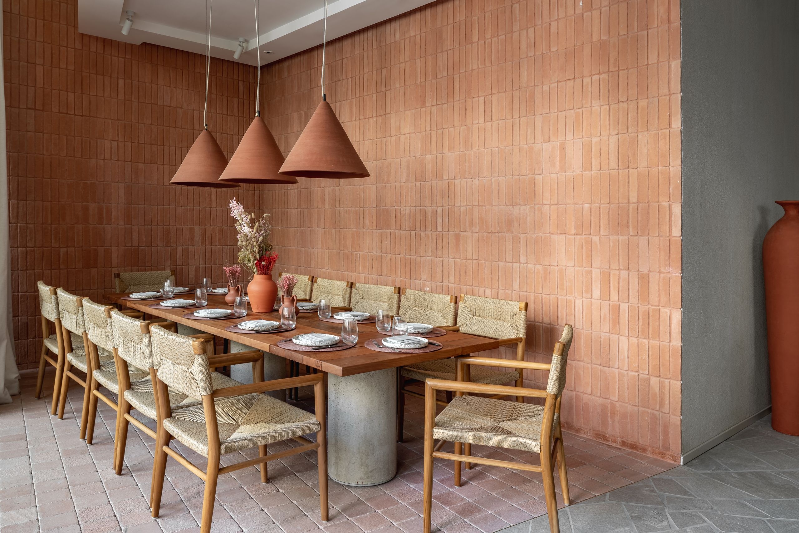 Modern restaurant in Dubai, UAE