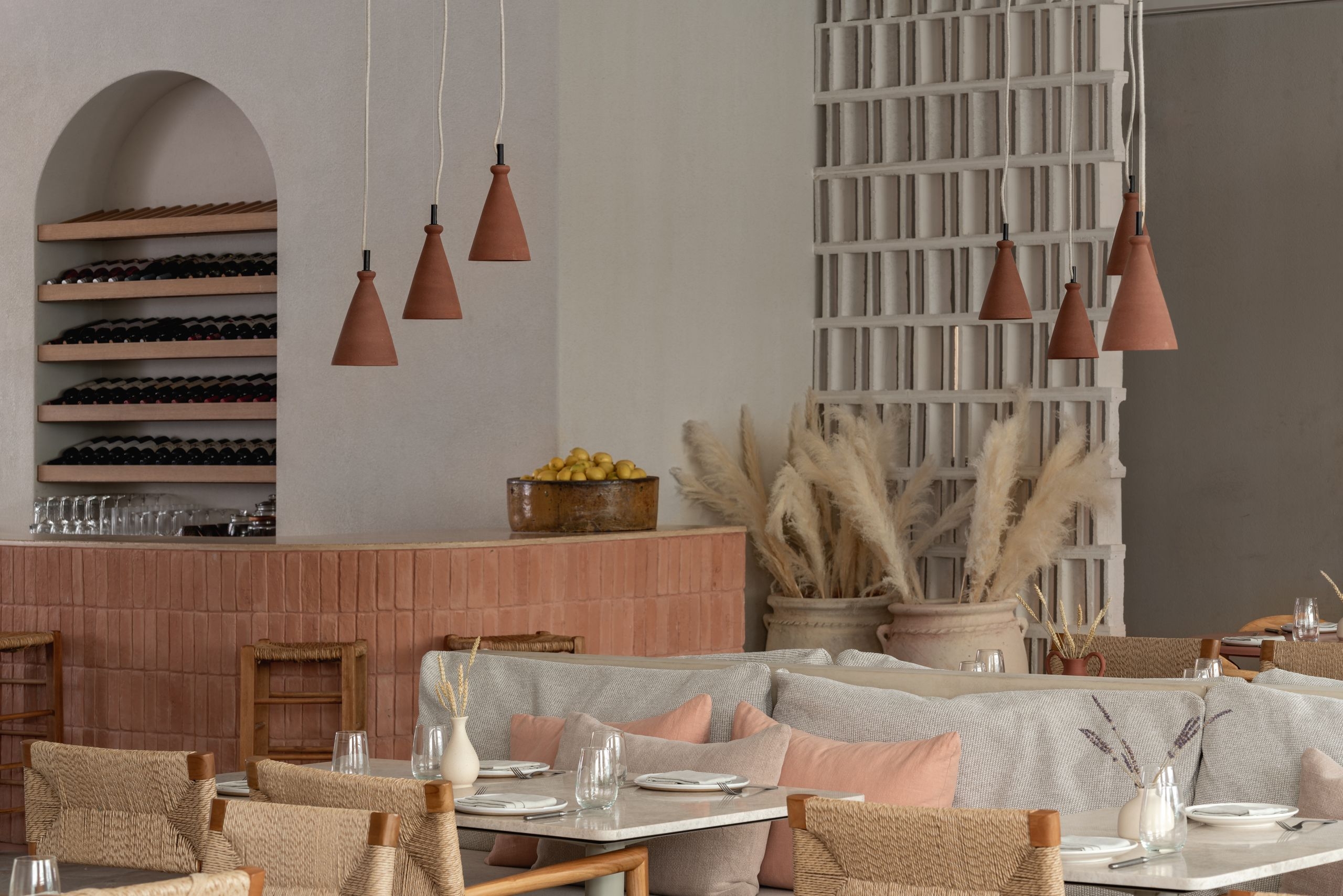 Modern restaurant in Dubai, UAE