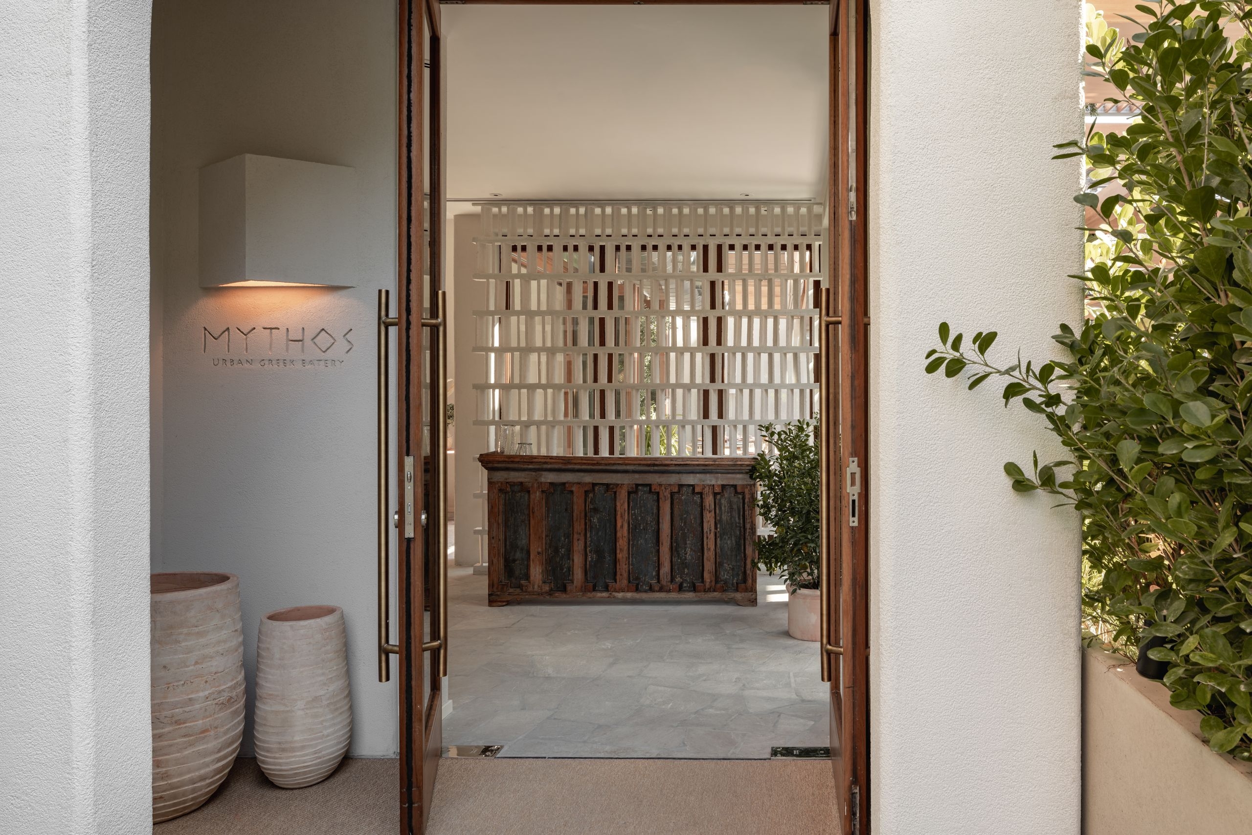 Modern restaurant in Dubai, UAE