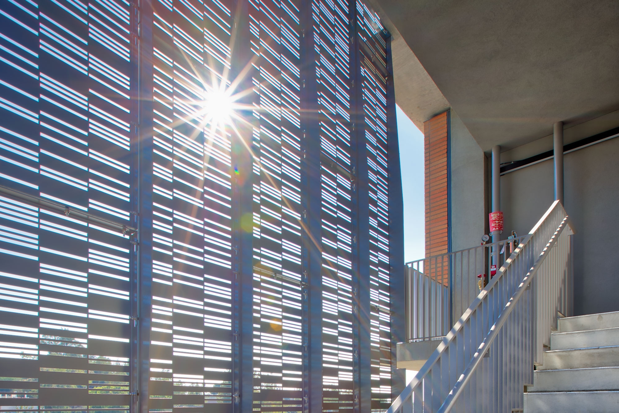 Sunshades in UCR School of Medicine